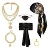 Full Pirate Accessories Collection Bandana Belt Necklace Bracelet Combo