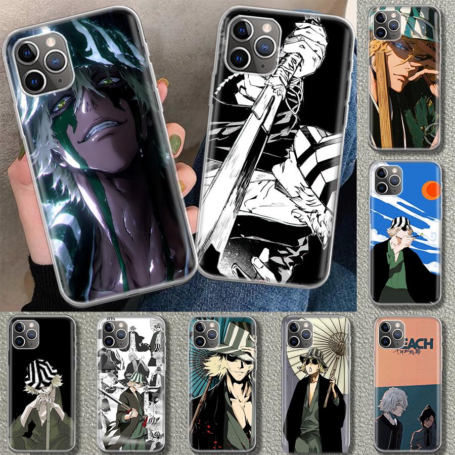 Bleach Kisuke Urahara Phone Case Cover for iPhone 11 12 13 Mini 14 15 Plus 16 Pro Max 17 Air 7 8 + SE Art Customized Fundas 11 1