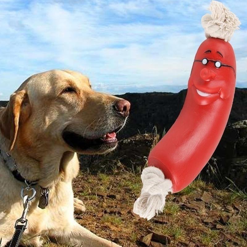 Funny Dog Toy Sausage Squeaky Toy for Pets Dog Toy for Dog Pet