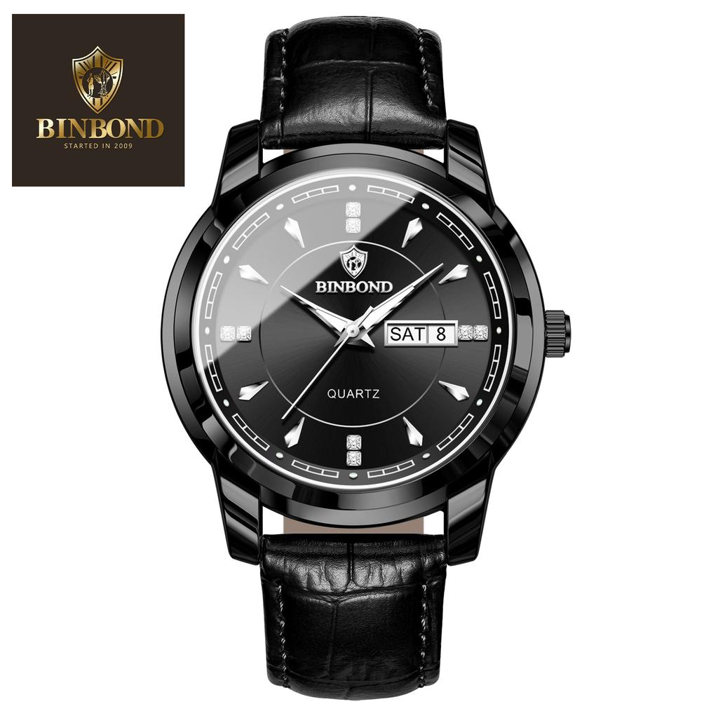 Famous Men's Watch Waterproof Casual Fashion Business Watch Men's Student Leather Quartz Watch