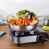 Edelstahl Nudeltöpfe Kochgeschirr Stieltopf Trockentöpfe mit Griff Kochen zu Hause Paella Pfanne Meeresfrüchte Reis Topf Picknick Snackteller