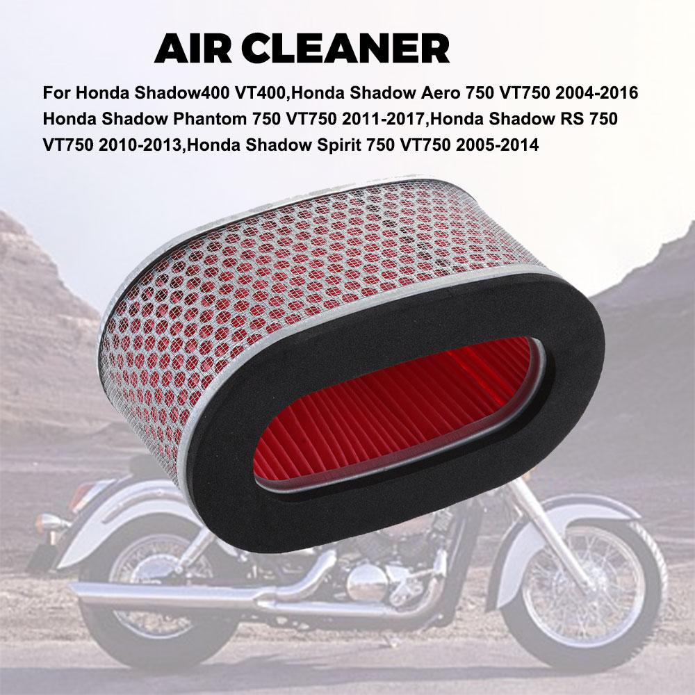Für Honda Shadow 400 750 ACE Deluxe VT400 VT750 1997 1998 1999 2000 2001 2002 2003 Motorrad Luftfilter Ansaugreiniger