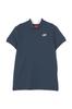 Golf Short Sleeve Mock Neck Shirt Sweat Quick 0 [New Balance] Women's (FIELDSENSOR EX Absorbent, Drying, Stretch) / 012-4166510 121_Navy [S]