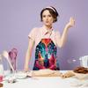 1pc Colorful Paint Splash Apron Artistic Design Kitchen Cooking Bib for Artists