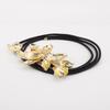 Vintage Zinc Zinc Alloy Flower Belt Elegant PU Leather Rope Belt Fashion Tulip Waist Chain  Women