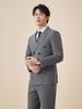 Men's Autumn/Winter Double-Breasted Suit Set - Professional Business Attire for Hotel Managers