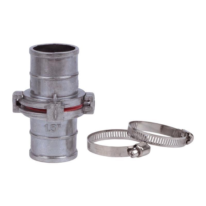 1'' 1.5'' 2'' Fire Hose Connector Belt Hose Fast Docking Snap Coupling Irrigation Hose Clamp Gardening Agriculture Pipe Fitting