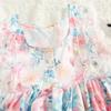 Summer Girls Floral Chiffon Dress Cute Princess Toddler Baby Party Sundress Lightweight Breathable Outfit