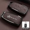 Car Key Case Cover For Mercedes Benz A C E S G Class GLC CLE GLS W222 Leather Shell Holder Protection Keychain Bag Accessories JT1