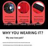 Sports Knee Pads with Four Spring Bar Support for Cycling, Running, and Mountaineering