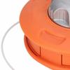 Durable Universal Bump Feed Trimmer Head Orange Aluminum Alloy Brush Cutter Head Heavy Duty Bump Spool String Trimmer Head