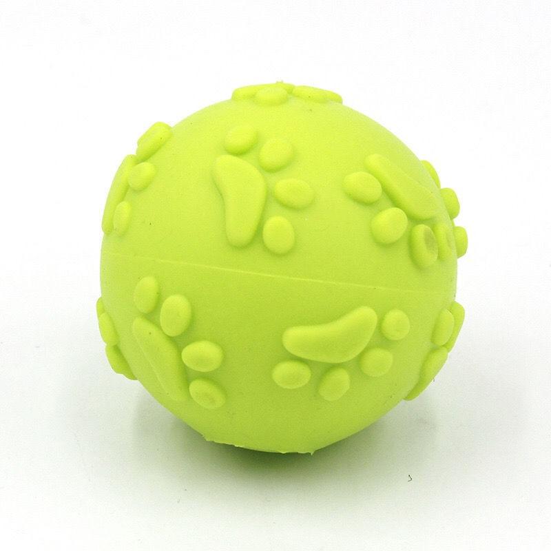 Dog Squeaky Rubber Chew Ball For Dog Training And Interactive Play