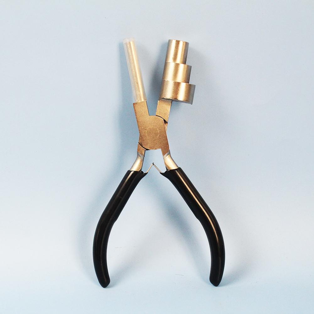 Professional Wire Bending Pliers - 3 Sizes (13/17/22mm) Stainless Steel Jewelry Tool for Looping Wrapping And Bail Making