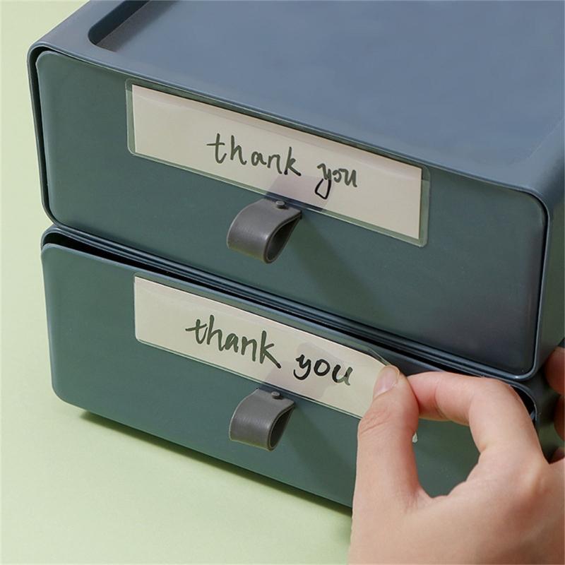 Clear Adhesive Label Pockets With Strong Stick Backing Label Bags For Home And Office Use Sticker Pockets