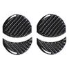 Black Carbon Fiber Overlay Decoration Trims For Subaru BRZ Scion FR-S Toyota 86