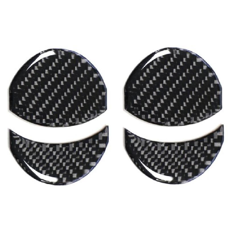 Black Carbon Fiber Overlay Decoration Trims For Subaru BRZ Scion FR-S Toyota 86