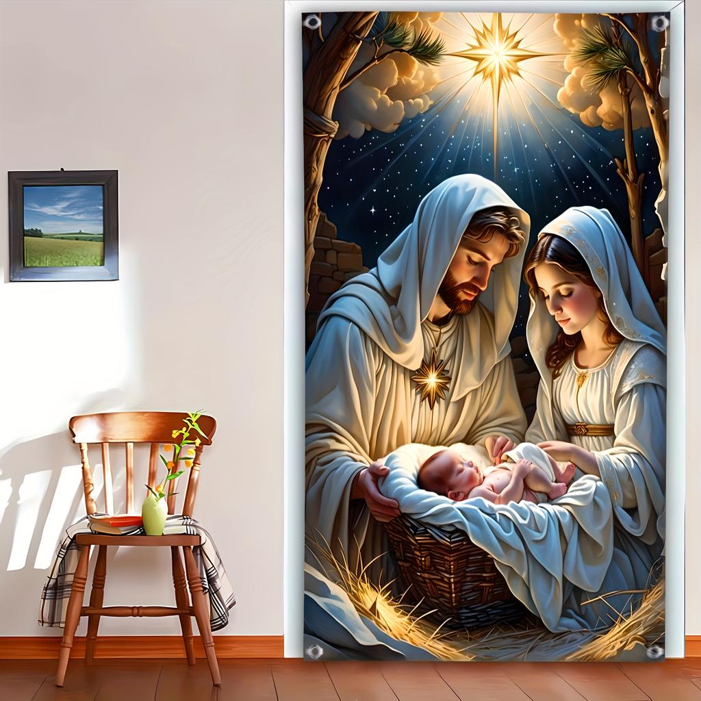 2D Scene - Design For Christmas Winter Decor Durable No Power Required Outdoor