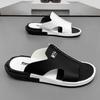 Fashion Slip Resistant Round Nose Low Sandal Men's Non-slip Slippers Shoes Sendal Sneakers Sports Styling Character Trendy Obuv