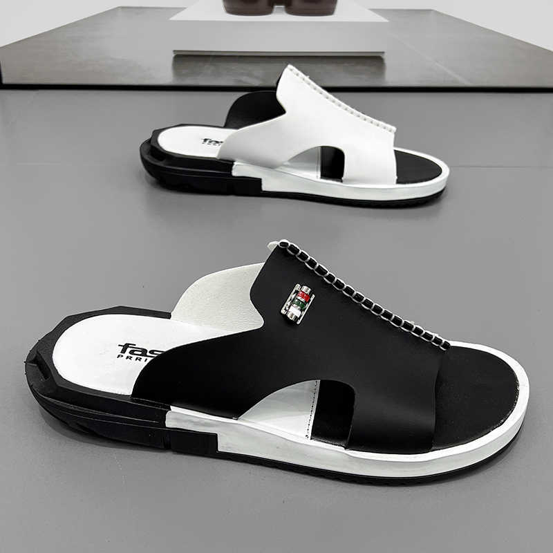 Fashion Slip Resistant Round Nose Low Sandal Men's Non-slip Slippers Shoes Sendal Sneakers Sports Styling Character Trendy Obuv