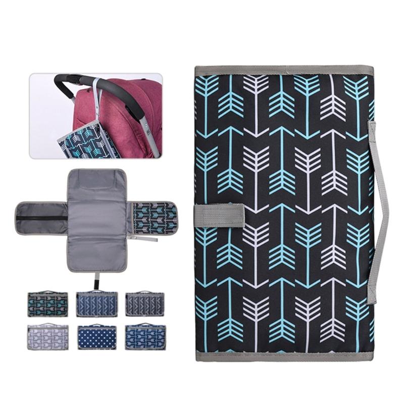 Multifunctional Baby Travel Changing Mat Foldable and Waterproof Diaper Pad Nursing Mattress Crib Bedding Pad Essential