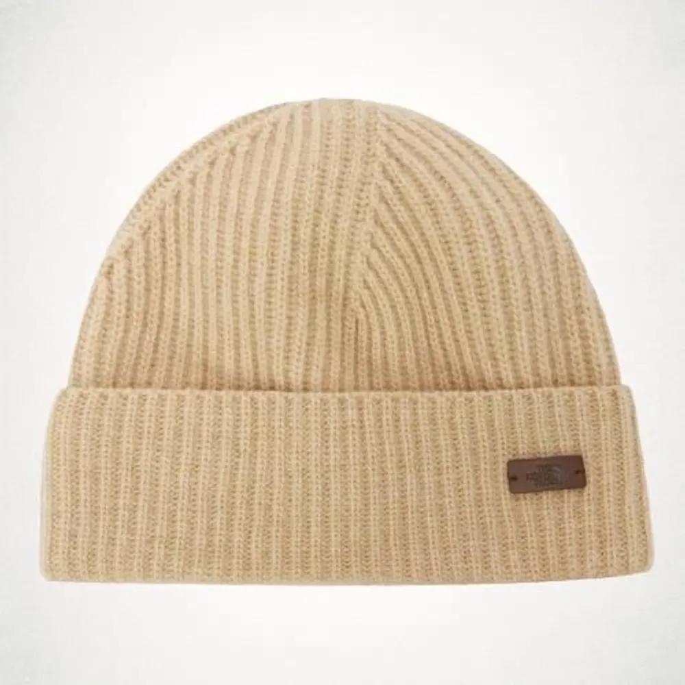 The North Face NE3BR82A Oblique Slim Beanie BEIGE 1693253 BEIGE