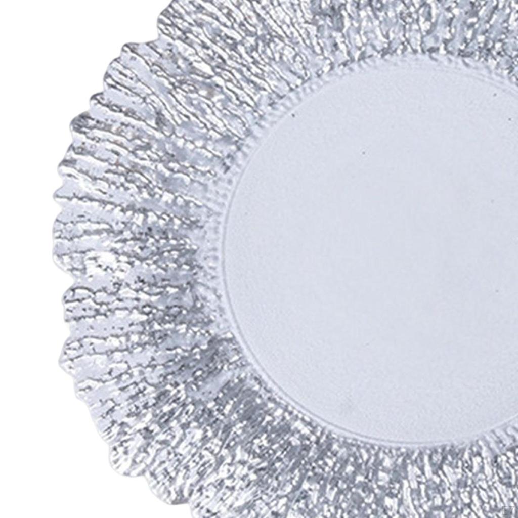 Servierplatte Serviertablett Feiertag Hochzeit Backschüssel Dekorationen Party Glas Runde Schale für Kuchen