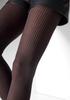 Braune Mikrofaser-Strumpfhose 70 Den Rippen 1944 Rib Legs