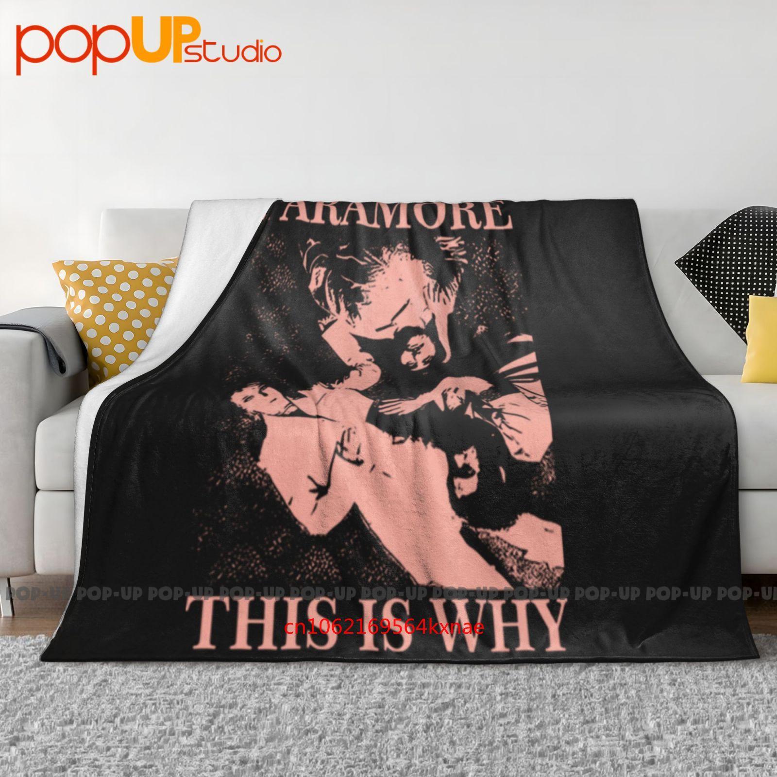 

Vintage Paramore This Is Why Rock Band Hayley Williams Merch Musi Ultra-Soft Blanket Quilt Winter Sofa Cover Bed Covers 30x40in