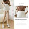 Women's High Waist Versatile Black Suit Shorts & Wide Leg Pants - Casual, Slimming, Loose Fit for Spring/Summer 2024 Autumn/Winter.