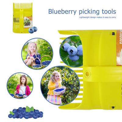 Fruchtpflücker Stiel Blaubeersammler Erntewerkzeug Schaufel Werkzeug Pflücken Gartengerät Beerenkamm für Blaubeeren Cranberries