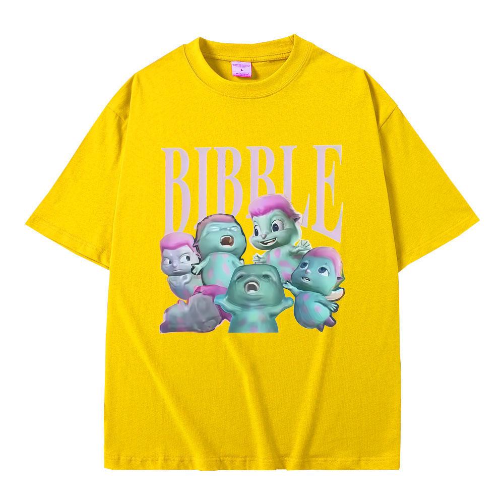 Funny Bibble Graphic T Shirts Unisex Women Casual Humor Short Sleeve Tshirt Oversized Streetwear Unisexs Pure Cotton Tops Tshirts