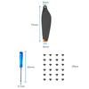 16PCS Black Plastic Propeller Blades For DJI Mini 3 Pro Drone Low Noise