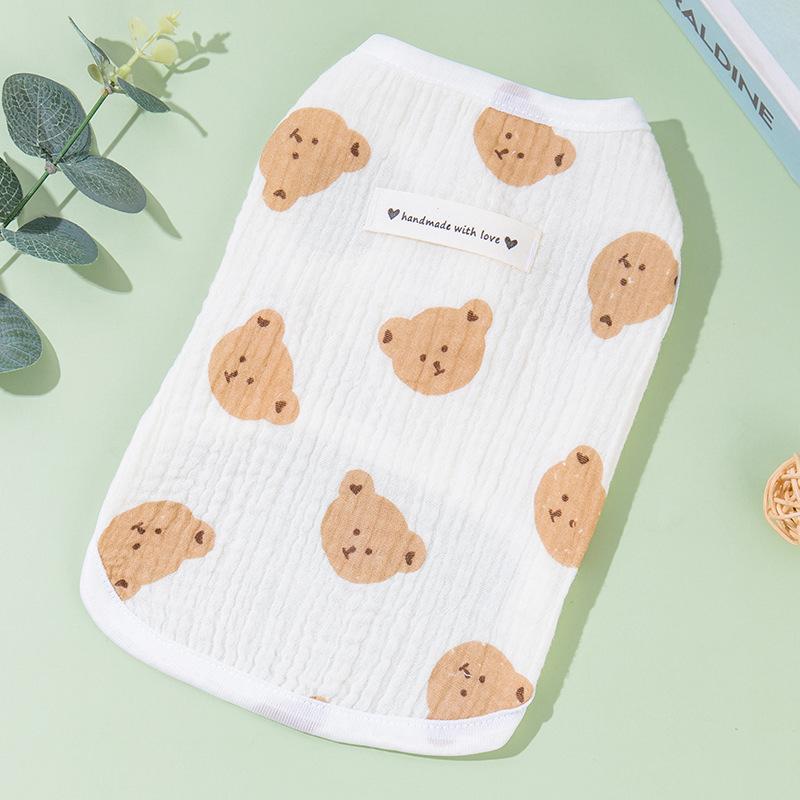 

Pet dog vest home pajamas S