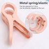 4 Pcs/Set Clips Plastic Thicken Great Spring Anti-slip Serrated Edge High Friction Clothing Clip for Home