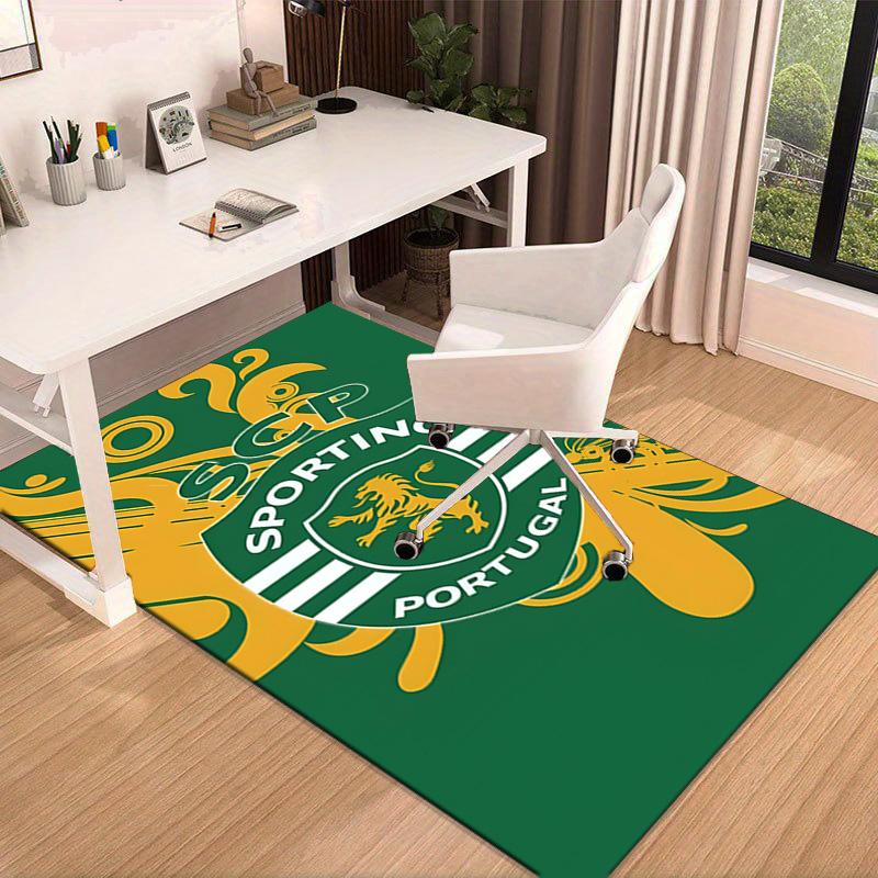 Sporting Cp Crest Emblem Area Rug Office rug, Chair Rug, Decor Carpet Livingroom bedroom Mat, Large Size Fan gifts Christmas gifts