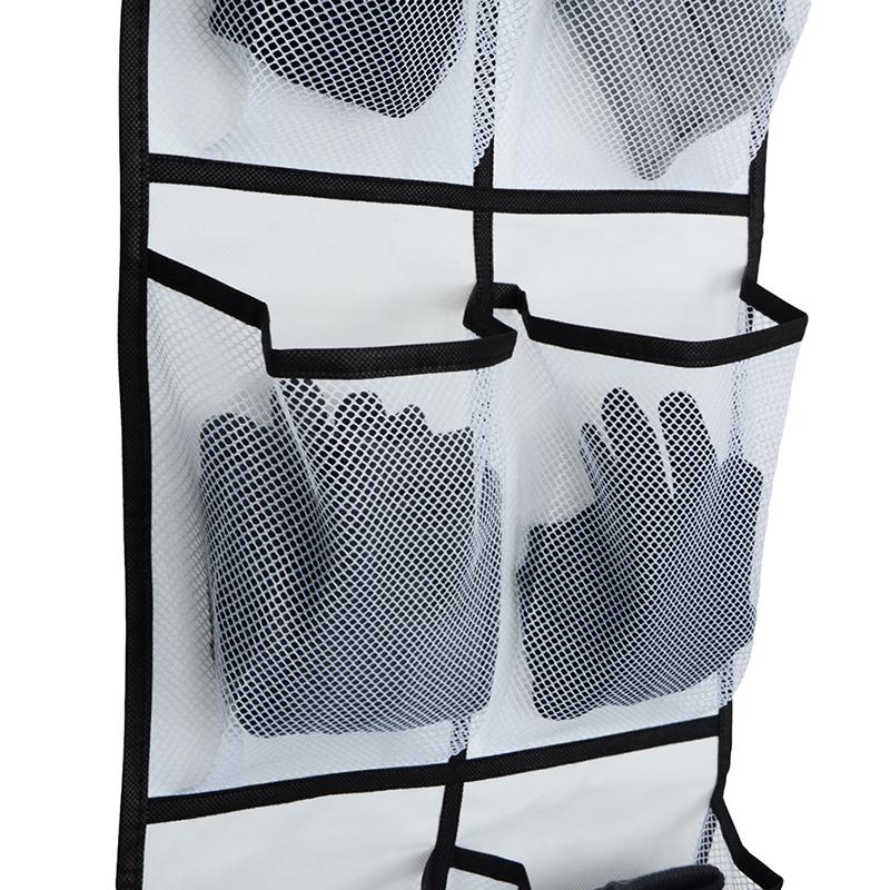 24 Pocket Large Mesh Cloth Box Storage Hanging Bag Wall-mounted Sundries Organizer Holder Room Shoes Slippers Storage Bag