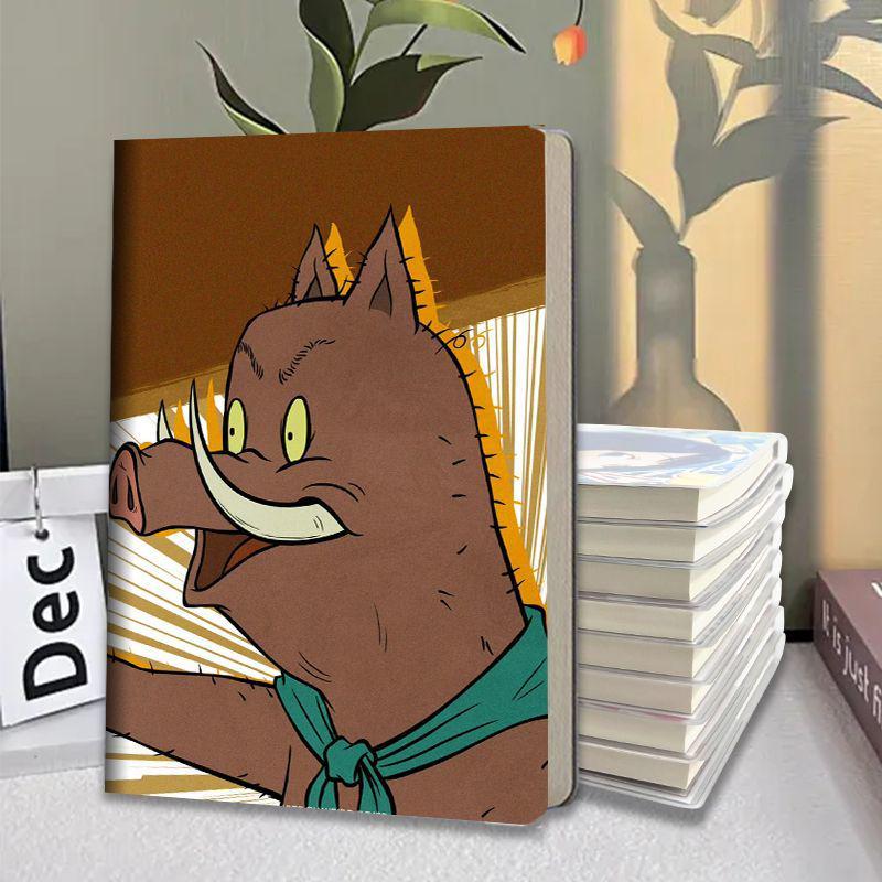 Langlangshan Little Monster Notebook: Durable Plastic Cover, Thick Pages, for Middle & Primary School Students