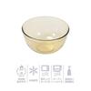 PEARL METAL VISIONS Bowl, 2.0L, 21cm Outer Diameter, Heat-Resistant Glass, Microwave, Oven, and Dishwasher Safe, CP-8832