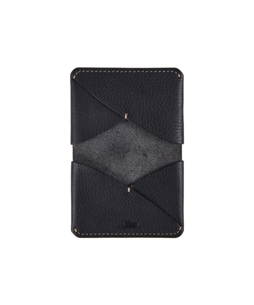 Brassboats Vegetable Leather Business Card Case (Black)