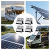 RV Solar Panel Mounting Brackets 4X Solar Panel Brackets Stainless Steel Photovoltaic Stand For Camping Trailer Yacht Wall Boat