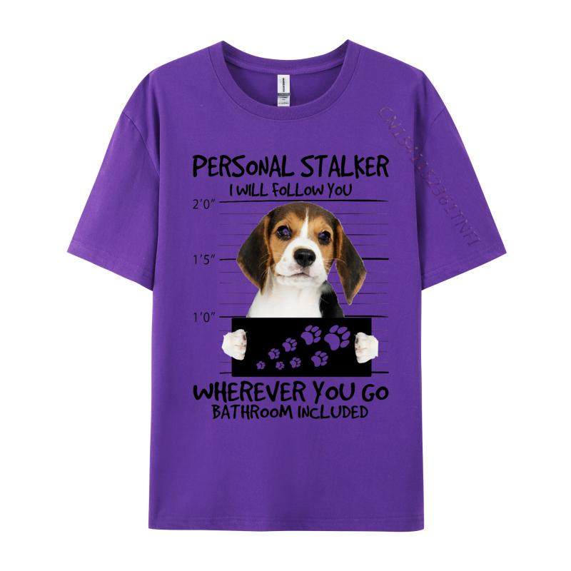 Beagle Shot Tshirt Beagle Dog I Will Follow You Unisexs T Shirts Personalized Tops  Tees Fitted Preppy Style