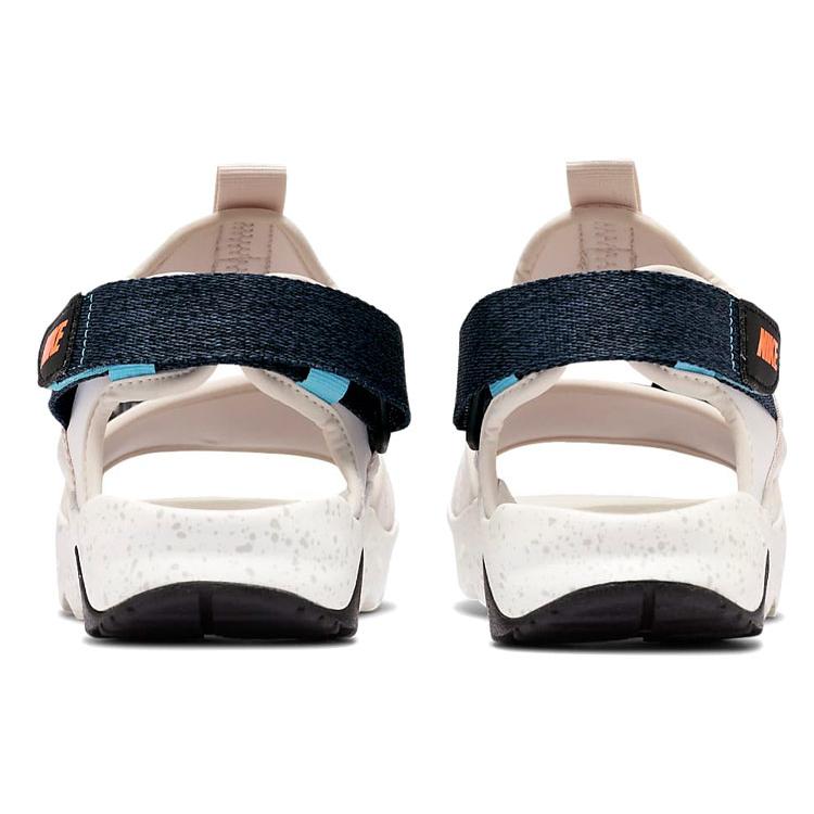 Nové sportovní sandály Nike Outdoor s otevřenou špičkou béžové 'Desert Sand Lagoon Pulse Black' dámské CV5515-004