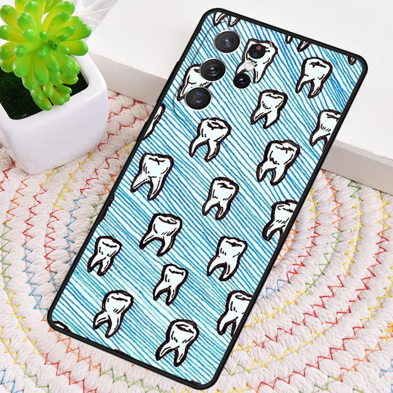 Wisdom Teeth Dentist Tooth TPU Phone Case For Samsung Galaxy Note 10 Pro S26 S25 S24 S23 S22 Ultra Plus S21 FE S20 Cover