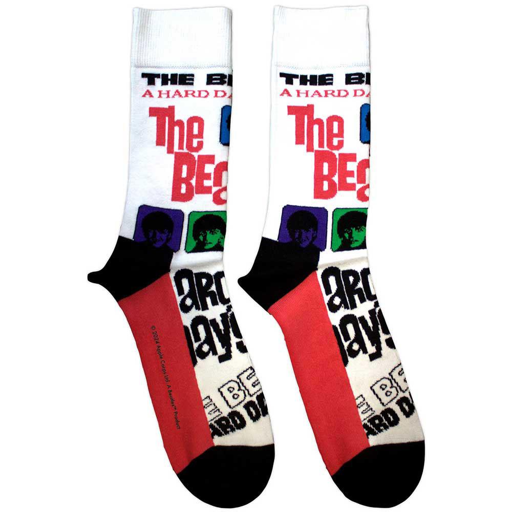 The Beatles Unisex Adult A Hard DayÂ´s Night Colours Ankle Socks
