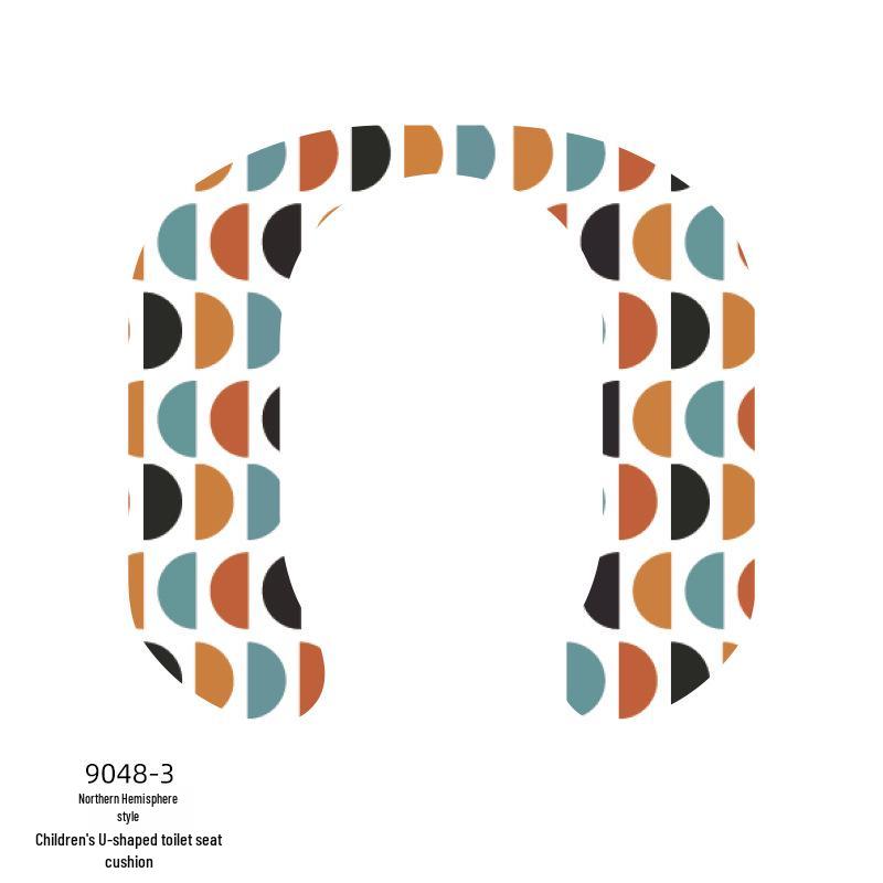 Children's Cartoon Self-Adhesive Washable Toilet Seat Cushion Pad