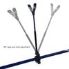 Telescopic Fishing Rod Holder Night Fishing Rod Holder for Beginner and Anglers for Easy Transport and Storage