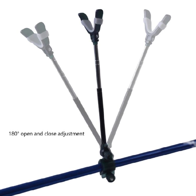 Telescopic Fishing Rod Holder Night Fishing Rod Holder for Beginner and Anglers for Easy Transport and Storage