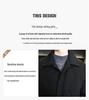 Men's Winter Lightweight Trendy Korean-Style Casual Down Jacket with Shirt Collar.