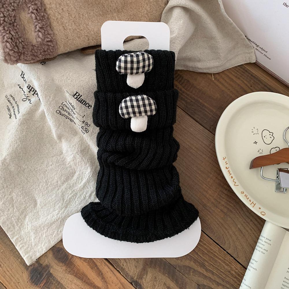 Y2K Horse Doll Leg Warmers Sweet Women's Stockings Rabbit Knit Bear Bow Leggings  Autumn