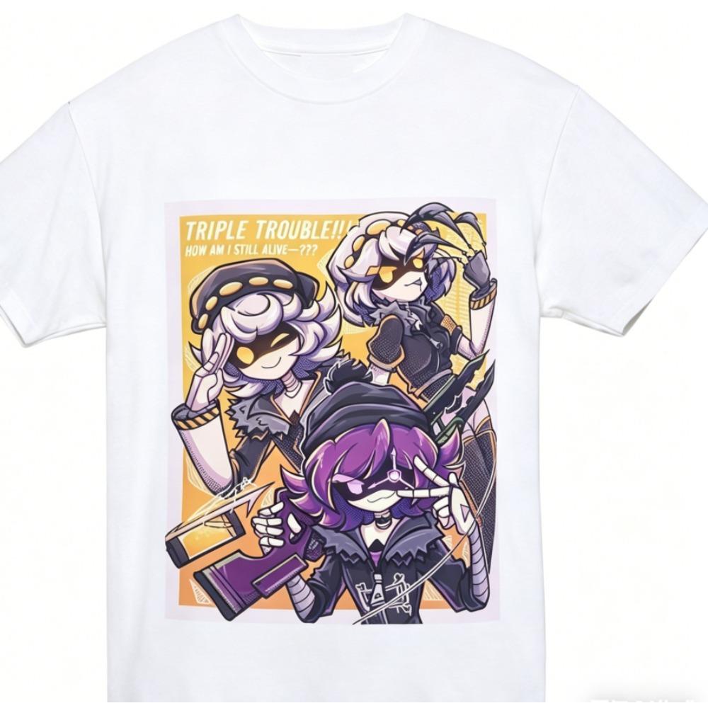 MURDER DRONES Milovník Anime Tričko Celoroční oblečení Osobnost Oblečení Velikost Plus Unisex Nový model Párty vysoce kvalitní měkké